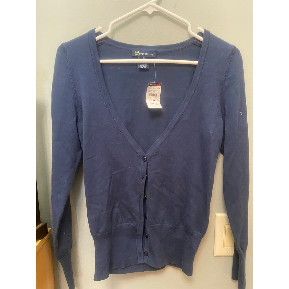 Body central women’s blue sweater size medium